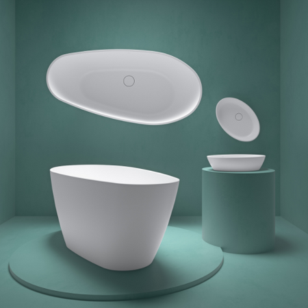 Wanna wolnostojąca Senja 1600 Biały Połysk