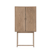 Craft Cocktail Cabinet Smoked 850x450x1600mm