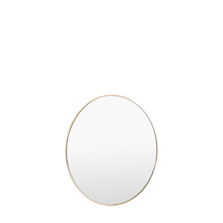Highline Round Mirror Brass 500x20x500mm