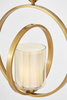 LAMPA WISZĄCA LOFT ZŁOTA DARTON W1