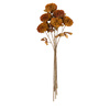 Faux Stem Dahlia Burnt Orange 730mm (6pk)