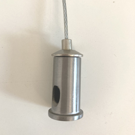 Lampa wisząca CIRCLE 60 cm - LED, ring tytan szczotkowany
