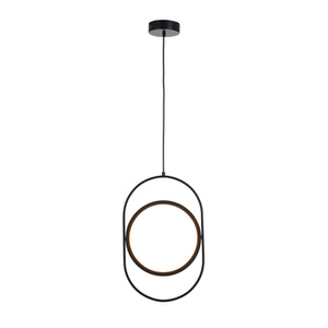 Lampa wisząca ELIPSE M, 45 cm - LED, czarna nowoczesna