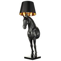 Lampa podłogowa KOŃ /HORSE S czarna