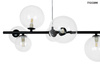 MOOSEE lampa wisząca ALURE LINE 90 czarna