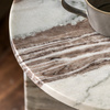 Amalfi Side Table Natural 400x400x500mm
