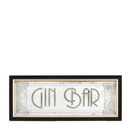 Gin Bar Mirror 470x190mm