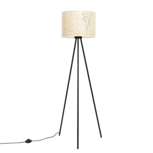 Lampa podłogowa NEVIA beżowy marmur