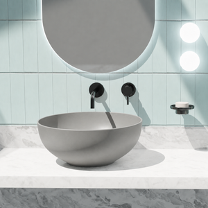 Vitruvit SKY ceramiczna umywalka nablatowa okrągła 40 cm Naxos (wyprzedaż ekspozycyjna