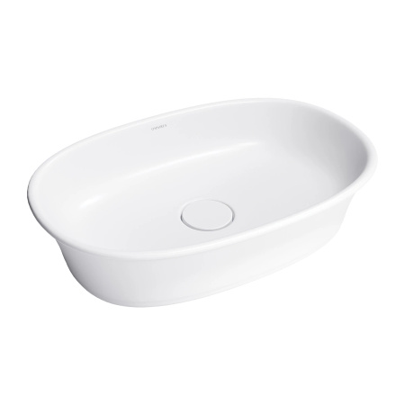 CLASSICA M+ umywalka nablatowa, 61 x 40 cm, biały mat