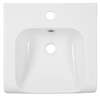 INKA umywalka ceramiczna 40x40cm, biała