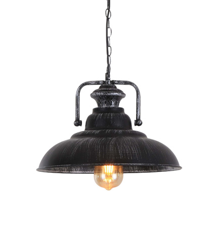 LAMPA WISZĄCA INDUSTRIALNA STARE SREBRO LOFT BARDI