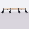 czarny/naturalne drewno \ Plafon 4 (listwa)