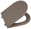INFINITY Deska WC SLIM, Soft Close, Easy Take, brązowy