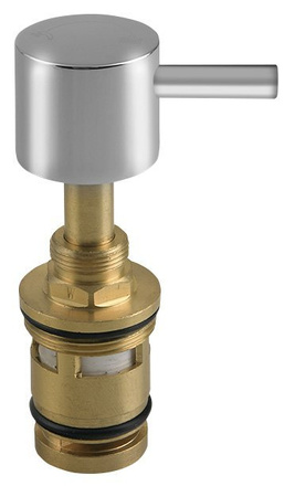 Przełącznik z pilotem do baterii podtynkowej, chrom