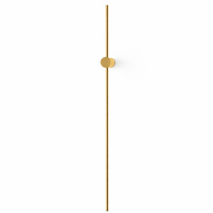 Lampa ścienna SPARO 100 cm - prosty, długi LED, złoty połysk