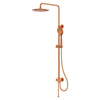 Zestaw prysznicowy z deszczownicą bez baterii Orion Brushed Copper