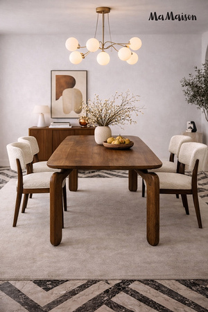 MaMaison stół jadalniany ORIZON 200       brązowy / drewno