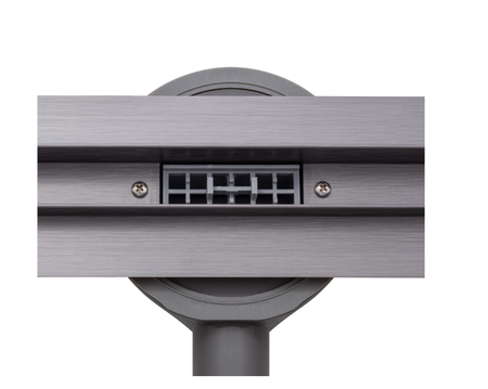 Odpływ liniowy slim & low proline gunmetal 70cm