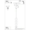 Lampa wisząca KUBBE duża S