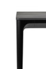 Stół SLIM 180x90 czarny - ceramiczny      marmur, aluminium