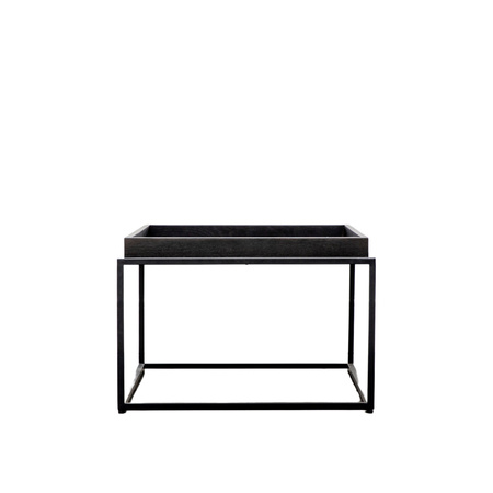 Stolik kawowy Forden Tray, czarny, 900 x 600 x 400 mm