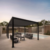 Pergola ogrodowa BIZZOTTO OCEAN 3,6X7,2 – antracytowy