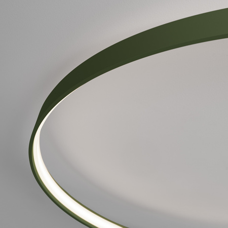 Plafon RIO 55 zielony oliwkowy LED 4000K