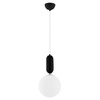 NOWOCZESNA LAMPA WISZĄCA CZARNO- BIAŁA ORITO D20