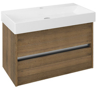 NIRONA szafka umywalkowa 82x51,5x43cm, dąb Sherwood