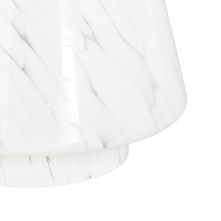 White Confetti Glass Tree Decoration 150x150x250mm