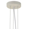 Lampa wisząca PEONY biała 50 cm - nowoczesna lampa sufitowa do salonu
