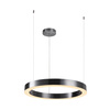 Lampa wisząca CIRCLE 60 cm - LED, ring tytan szczotkowany