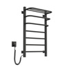 Elektryczny grzejnik łazienkowy NAVIN FORTIS 480x800 Sensor • lewy •  czarny