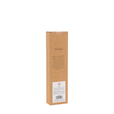 Tapered Dinner Candles Taupe (8pk) 20x20x250mm