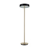 Lampa podłogowa ARTDECO 150 cm - czarno - złota nowoczesna