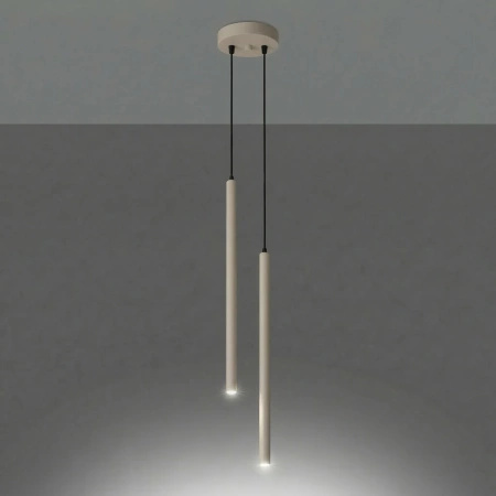 Lampa wisząca PASTELO 2 taupe