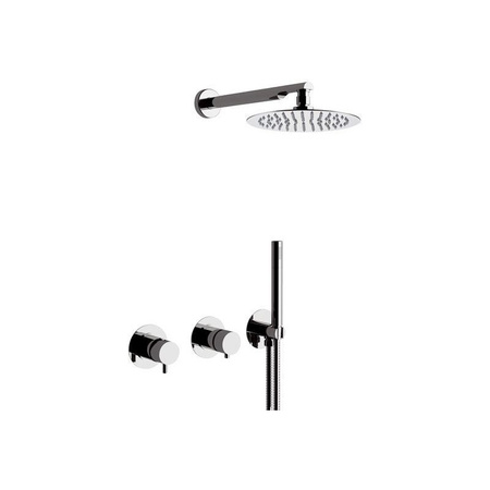 Zestaw natryskowy podtynkowy Tokyo II-Daniel Rubinetterie/Tokyo