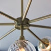 Allegra 8 Pendant Light Antique Brass