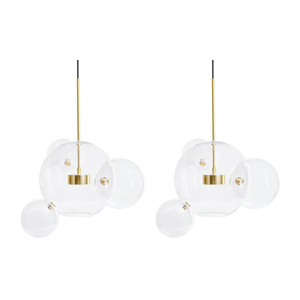MOOSEE zestaw 2 lamp wiszących CAPRI 4    złoty