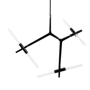 MOOSEE lampa wisząca CANDELABR 6 czarna