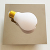 Lampa ścienna BULB złota 15 cm