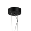 Lampa wisząca ACIRCULO 60 cm - czrny ring LED