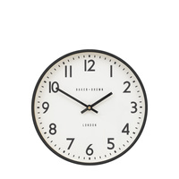 Norton Wall Clock Black 30cm