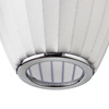 Lampa wisząca SILK BARREL biała 60 cm - nowoczesna i minimalistyczna
