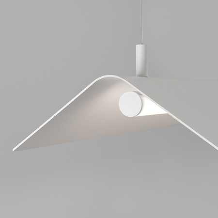 Lampa wisząca ELVA biała LED 4000K