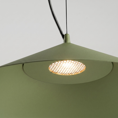Lampa wisząca FINT zielona oliwka LED 3000K