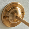 Dome Arc 1 Wall Light Fitting Brushed Aged Brass