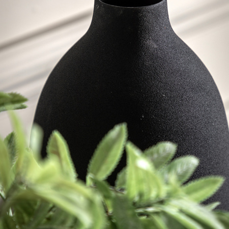 Zia Vase Black 305mm Set of 2