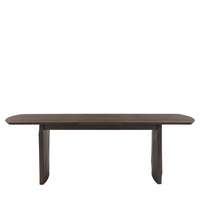 Onda Oval Ext Dining Table 2000/2500x1000x750mm